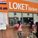 Suasana di loket Kertapati, Palembang. Foto: IST/palembangekpress.