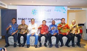 Bupati Muba, HM Toha bersama pada pengurus ADPMET di Jakarta, Kamis (7/8/2025). Foto: Kominfo Muba.