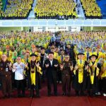 Gubernur Sumatera Selatan Dr H Herman Deru saat menghadiri PKKMB di Gedung Auditorium Unsri Indralaya Kabupaten Ogan Ilir, Rabu (13/8/2025). Foto: Humas Pemprov Sumsel.