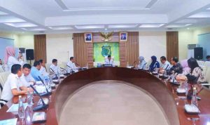 Wabup Muba, Rohman menerima kedatangan tim BPK RI Sumsel, Rabu (3/9/2025). Foto: Kominfo Muba.