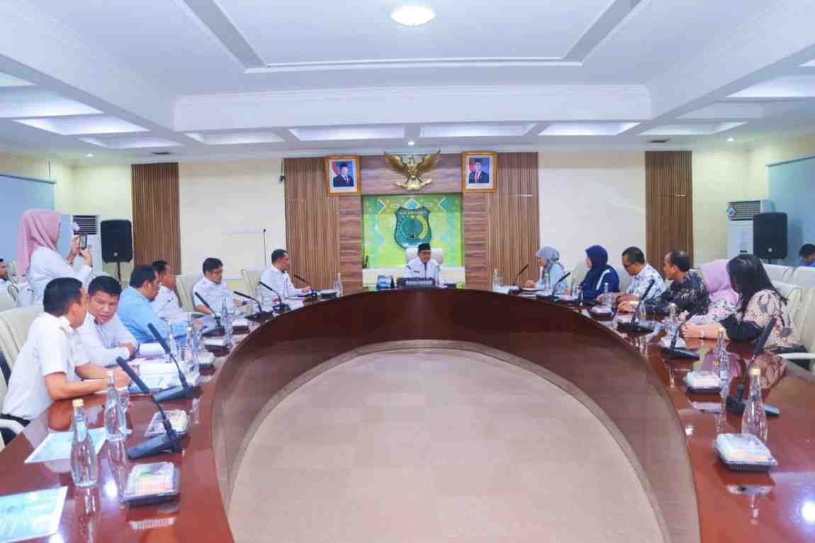 Wabup Muba, Rohman menerima kedatangan tim BPK RI Sumsel, Rabu (3/9/2025). Foto: Kominfo Muba.