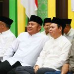 Gubernur Sumatera Selatan, H. Herman Deru menghadiri Istighosah dan Doa Kebangsaan di Asrama Haji Palembang, Kamis malam (4/9/2025). Foto: Humas Pemprov Sumsel.