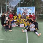 Para pemain Setda Muba FC yang meraih juara Turnamen Sahabat Kerifik Shafa Futsal Tingkat Umum/Club Lokal Se-Kabupaten Musi Banyuasin, Foto: Kominfo Muba.