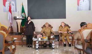 Ketua Tim Pembina Posyandu, Dewi Sastrani Ratu Dew. Foto: Kominfo Palembang.
