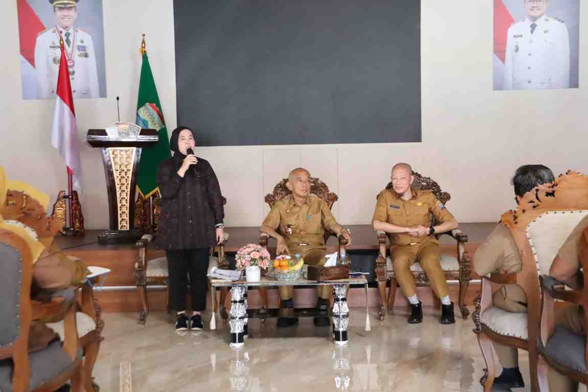 Ketua Tim Pembina Posyandu, Dewi Sastrani Ratu Dew. Foto: Kominfo Palembang.