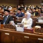 Para anggota DPRD Sumsel yang ikut rapat paripurna XX DPRD Sumsel, Rabu (10/9/2025). Foto: Humas Pemprov Sumsel.