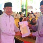 Wabup Muba, Rohman saat menghadiri Maulid Nabi Muhammad SAW di Lawang Wetan, Sabtu (20/9/2025). Foto: Kominfo Muba.