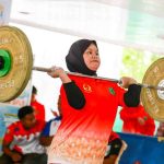 Atlet angkat besi Kabupaten Muba meraig medali emas dan perak di ajang Porprov, Sabtu (18/10/2025). Foto: Kominfo Muba.