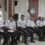 Para camat yang mengikuti Rakor bersama Walikota Palembang, Ratu Dewa, Rabu (1/10/2025). Foto: Kominfo Palembang.