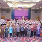 Walikota Palembang, Drs H Ratu Dewa, MSi saat hadir di pengukuhkan Kelompok Kerja (Pokja) Bunda PAUD Kota Palembang di Hotel Grand Zuri, Selasa (14/10/2025). Foto: Kominfo Palembang.