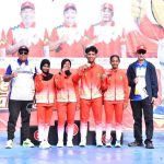 Para atlet Muba yang meraih medali di Porprov XV Sumsel, Senin (20/10/2025). Foto: Kominfo Muba.