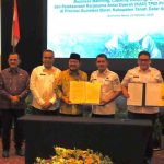 Wakil Walikota Palembang, Prima Salam menghadiri penandatanganan kerjasama antar daerah di Diamond Ballroom Hotel Axana Padang, Sumatera Barat, Rabu (22/10/2025). Foto: Kominfo Palembang.
