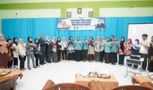 Ketua PKK Muba Hj Fatimah hadir pada pembukaan Pelatihan Sertifikasi BNSP dengan Skema “Demi Chef dan Chef de Partie”, Sabtu (18/10/2025). Foto: Kominfo Muba.