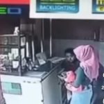 Korban bersama seorang pria saat ceck in di hotel. Foto: screenshot medsos.