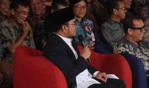 prima Wakil Walikota Palembang, Prima Salam saat menghadiri Dialog Interaktif Gebrakan Sang Pemimpin, di Hotel Novotel Jumat (24/10/2025). Foto; Kominfo Palembang.