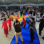 Suasana welcome dinner pesertta Pornas Korpri di Dining Hall, JSC Palembang. Foto: Humas Pemprov Sumsel.