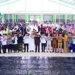 Bupati Muba, HM Toha saat hadir di puncak Hari Santri Nasional 2025 di Kabupaten Musi Banyuasin, Senin (27/10/2025). Foto: Kominfo Muba.