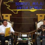 Gubernur Sumsel, Herman deru menerima audiensi General Manager Telkomsel Sumbagsel, Wawan Kuswandono, di Ruang Tamu Gubernur Sumsel, Kamis (13/11/2025). Foto: Humas Pemprov Sumsel.