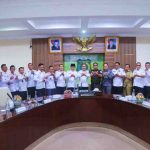 Wabup Muba, Rohma menerima tim program Jaga Desa dari Kejati Sumsel dan Kejari Muba, Rabu (26/11/2025). Foto: Kominfo Muba.