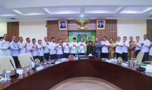 Wabup Muba, Rohma menerima tim program Jaga Desa dari Kejati Sumsel dan Kejari Muba, Rabu (26/11/2025). Foto: Kominfo Muba.
