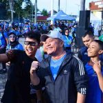 Gubernur Sumatera Selatan (Sumsel) Dr. H. Herman Deru didampingi Anggota DPD RI, dr. Ratu Tenny Leriva HD, secara resmi membuka IDI Run Palembang 2025 5K Charity yang dipusatkan di halaman Gedung DPRD Provinsi Sumsel, Minggu (9/11/2025) pagi. Foto: Humas Pemprov Sumsel.