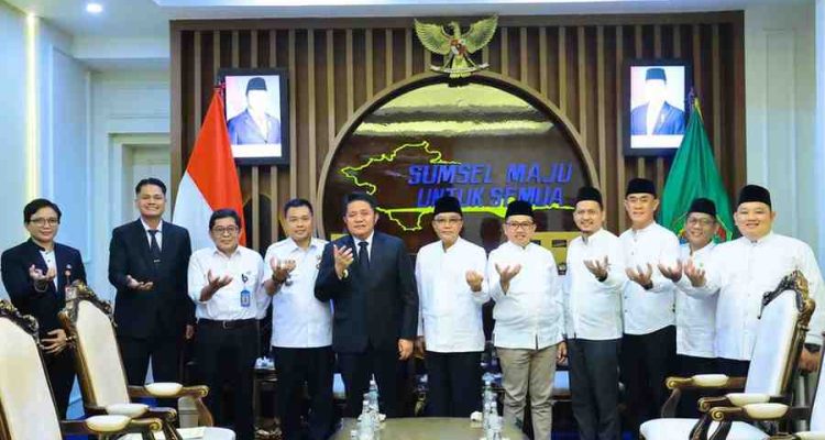 Jajaran pengurus KKP bersilaturrahim dengan Gubernur Sumsel, Rabu (12/11/2025). Foto: Humas Pemprov Sumsel.