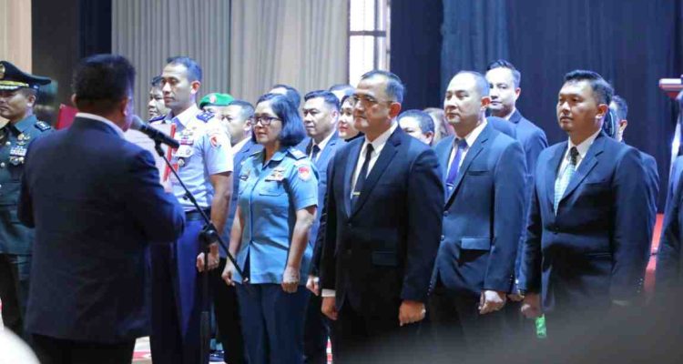Pemerintah Provinsi Sumatera Selatan (Sumsel) resmi melantik Badan Koordinasi Hubungan Masyarakat (Bakohumas) periode 2025–2030, Senin (24/11/2025). Foto: Kominfo Palembang.
