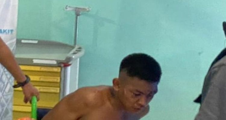 Riski saat ditangkap Polsek Sungai Lilin, Muba, Senin (3/11/2025). Foto: IST/Dok Polsek Sungai Lilin.