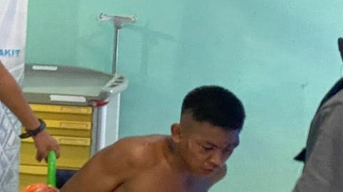 Riski saat ditangkap Polsek Sungai Lilin, Muba, Senin (3/11/2025). Foto: IST/Dok Polsek Sungai Lilin.