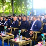 Bupati Muba HM Toha Tohet SH yang juga Ketua DPD Partai NasDem Muba menghadiri langsung Pelantikan 14 Dewan Pimpinan Daerah (DPD) Partai NasDem Se-Sumatera Selatan di Kantor Dewan Pimpinan Wilayah (DPW) Partai NasDem Sumatera Selatan di Palembang, Sabtu (22/11/2025). Foto: Kominfo Muba.