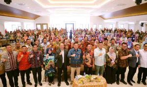 Wali Kota Palembang, H Ratu Dewa membuka Diklat Pengembangan Kompetensi Sosial Kultural Pejabat Pengawas Pelayanan Dasar di Lingkungan Pemerintah Kota Palembang di Venue Kebon Gede, Kamis (27/11/2025). Foto: Kominfo Palembang.