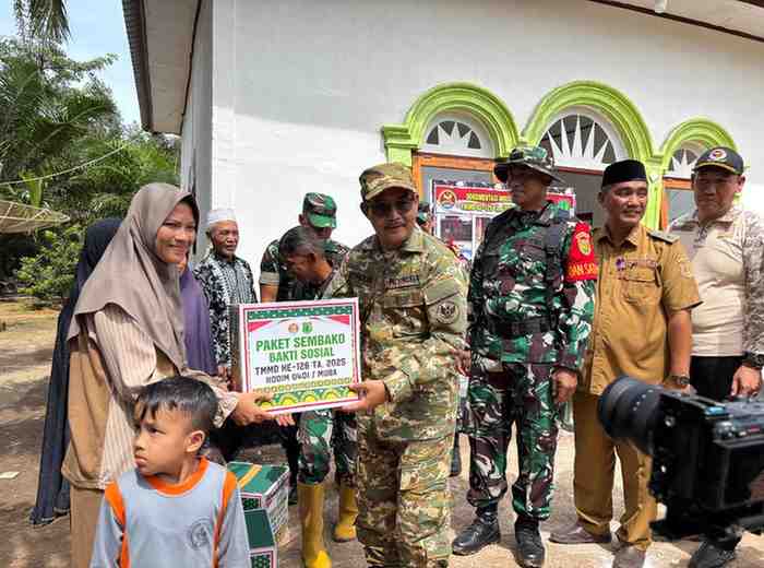 Kegiatan penutupan Manunggal TNI di Desa Banjar, Sungai Lilin, Muba, Kamis (6/11/2025). Foto: Kominfo Muba.