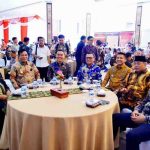 Bupati Muba HM Toha Tohet, SH menghadiri Rapat Koordinasi Penguatan Sinergi dan Kolaborasi Pemberantasan Korupsi Pemerintah Daerah Wilayah Sumatera Selatan yang berlangsung di Griya Agung Palembang, Rabu (19/11/2025). Foto: KOminfo Muba.