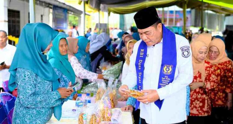 Bupati Muba HM Toha Tohet SH meresmikan Launching dan Deklarasi Ruang Bersama Indonesia (RBI) yang dipusatkan di Desa Tegal Mulyo, Kecamatan Keluang, Rabu (10/12/2025). Foto: Kominfo Muba.