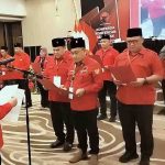 Devi Suhartoni, BUpati Muratara, dilantik menjadi Ketua DPD PDIP Sumsel. Foto: Dok PJS Sumsel.