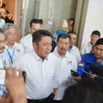Gubernur Sumsel, Herman Deru saat menghadiri Rakerwil Perindo Sumsel. Foto: Humas Pemprov Sumsel.
