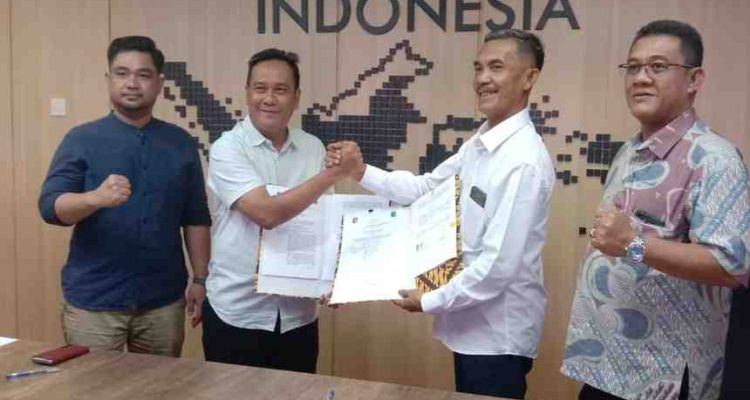 Melalui Dinas Komunikasi dan Informatika (Kominfo) Kabupaten Muba, kembali menjalin kerja sama dengan Data Center BP Batam terkait pengelolaan infrastruktur pusat data, Jumat (30/1/2026). Foto: Kominfo Muba.