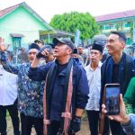 Gubernur Sumsel, Herman Deru saat berkunjung ke Perguruan Muhammadiyah Desa Lebung Itam, Kecamatan Tulung Selapan, Rabu (31/12/2025) siang. Foto: Humas Pemprov Sumsel.