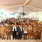 Walikota Palembang, Drs. Ratu Dewa, MSi secara resmi Festival Generasi Islami Kreatif (FGIK) 2026 se-Kota Palembang, yang diselenggarakan oleh Pondok Pesantren (Ponpes) Modern Terpadu Nurul Qomar, Senin (26/1/2026). Foto: Kominfo Palembang.