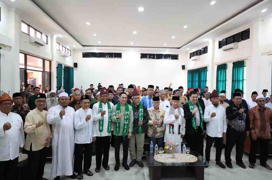 Ratusan perwakilan ulama se Sumatera dan Jawa kumpul di Asrama Haji Palembang, Sabtu (24/1/2026). Foto: Kominfo Palembang.