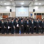 Gubernur Sumsel, Herman Deru bersama para pejabat yang baru dlantik, Kamis (15/1/2026). Foto: Humas Pemprov Sumsel.