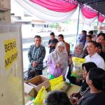 Walikota Palembang, Ratu Dewa bersama jajaran meninjau pasar murah Ramadhan pasar di Kampung Tangguh Jl H.M. Rasyad Nawawi Kelurahan 9 ilir Kecamatan Ilir Timur 3, Kamis (26/2/2026). Foto: Kominfo Palembang.
