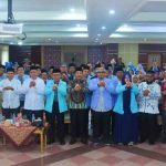Wakil Bupati Musi Banyuasin Abdur Rohman Husen menghadiri Pembukaan Pembinaan Ustadz dan Ustadzah Guru Ngaji di 15 kecamatan dalam Kabupaten Musi Banyuasin, Se;asa (17/2/2026). Foto: Kominfo Muba.
