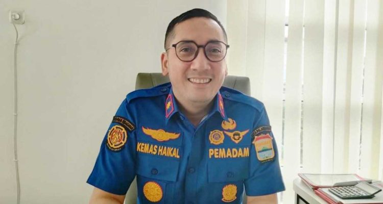 Kepala Dinas Pemadam Kebakaran dan Penyelamatan Kota Palembang, Kemas Haikal. Foto: Kominfo Palembang.
