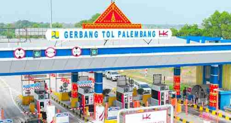 Gerbang tol Keramasan, Palembang. Foto: Dok Hutama Karya.