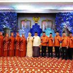 Bupati Muba, HM Toha dan Wabup Rohman saat silaturrahim ke Gubernur Sumsel Herman deru di Griya Agung, Minggu (21/3/2026). Foto; Kominfo Muba.