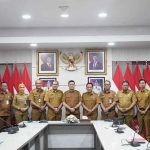 Rapat Koordinasi Pembahasan Prioritas Pembangunan Kabupaten Musi Banyuasin di Ruang Rapat Bina Praja Provinsi Sumatera Selatan, Senin (9/3/2026) yang pada kesempatan itu dihadiri Pj Sekda Muba Drs Syafaruddin MSi. Foto: Kominfo Muba.