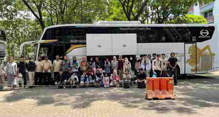 Para mahasiswa asal Muba diberangkatkan mudik dari Yogya ke Sekayu, gratis biaya Pemkab Muba. Foto: Kominfo Muba.
