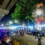 Suasana kawasan pedesterian Jalan Sudirman Palembang, yang kini sudah ditutup. Foto: IST