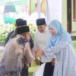 Wabup Muba, Rohman menerima kunjungan warga yang datang bersilaturrahim lebaran ke rumah pribadinya Kecamatan Sungai Lilin, Senin (23/3/2026). Foto: Kominfo Muba.